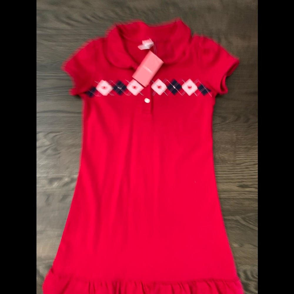 Polo collar light cotton dress!